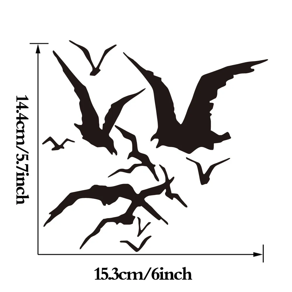DCTOP флок совок стикер для ноутбука виниловые художественные съемные настенные