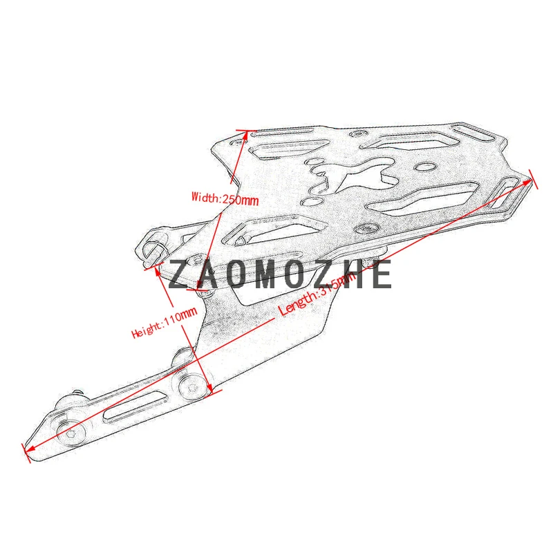Полка для мотоцикла KTM Duke 690 2012 2014 2015 2016 2017 2018|Накладки и декоративные молдинги| |