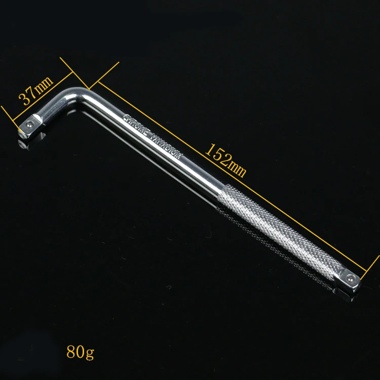 L Type Rod 1/" разъем привода трещотка длинный удлинитель и адаптер-ключ разъем инструмент L Тип изогнутый стержень Т Ручка раздвижной стержень - Цвет: L Type Rod