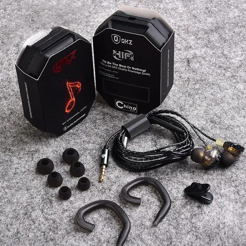 Спортивные наушники In-ear Super Mega Bass с микрофоном 6 шт. сбалансированные Hifi подвесные