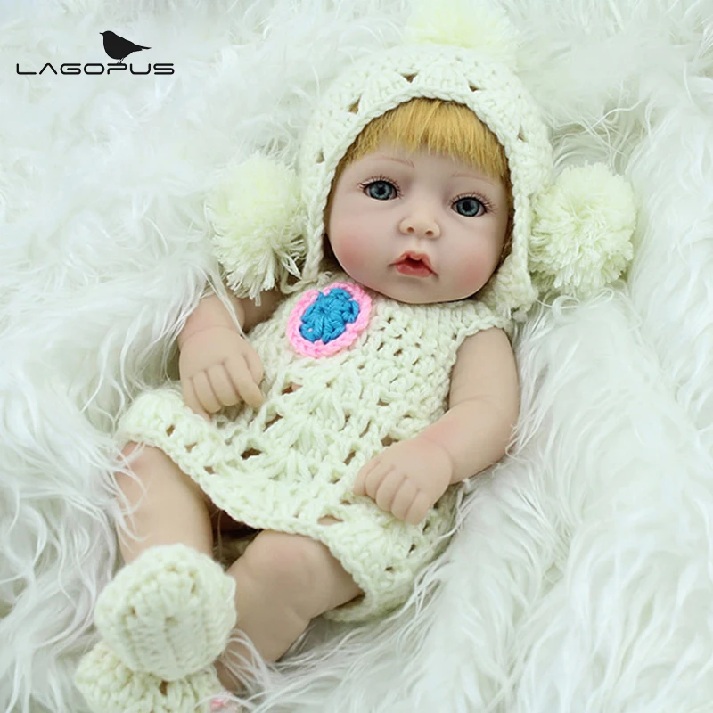 10 дюймовая мини кукла для новорожденной девочки силиконовая всего тела куклы