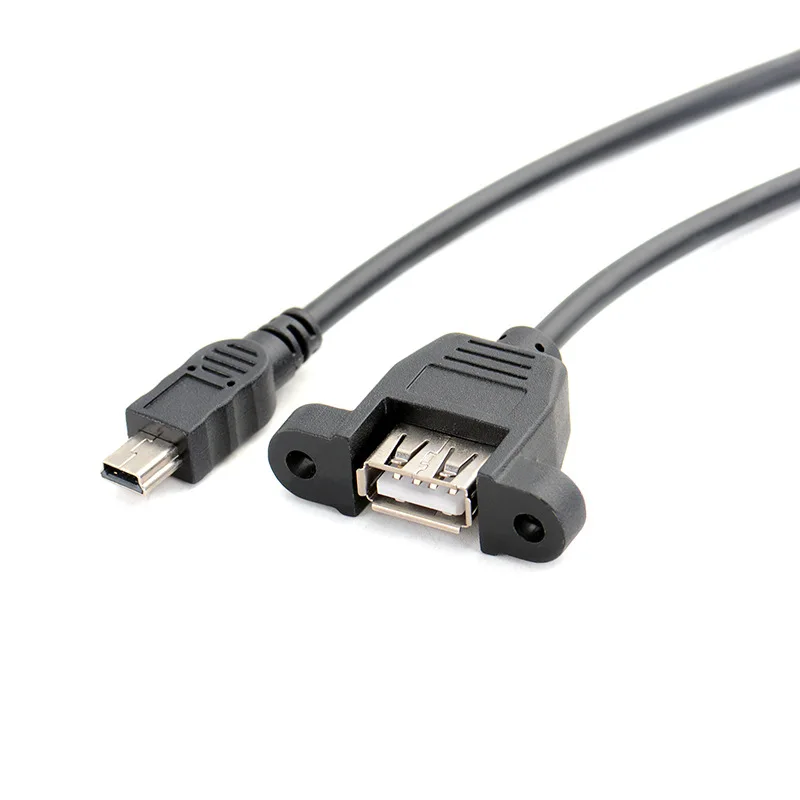 Usb 2 0 Женская пара T порт для передачи данных и зарядки мини usb Кабель-адаптер с