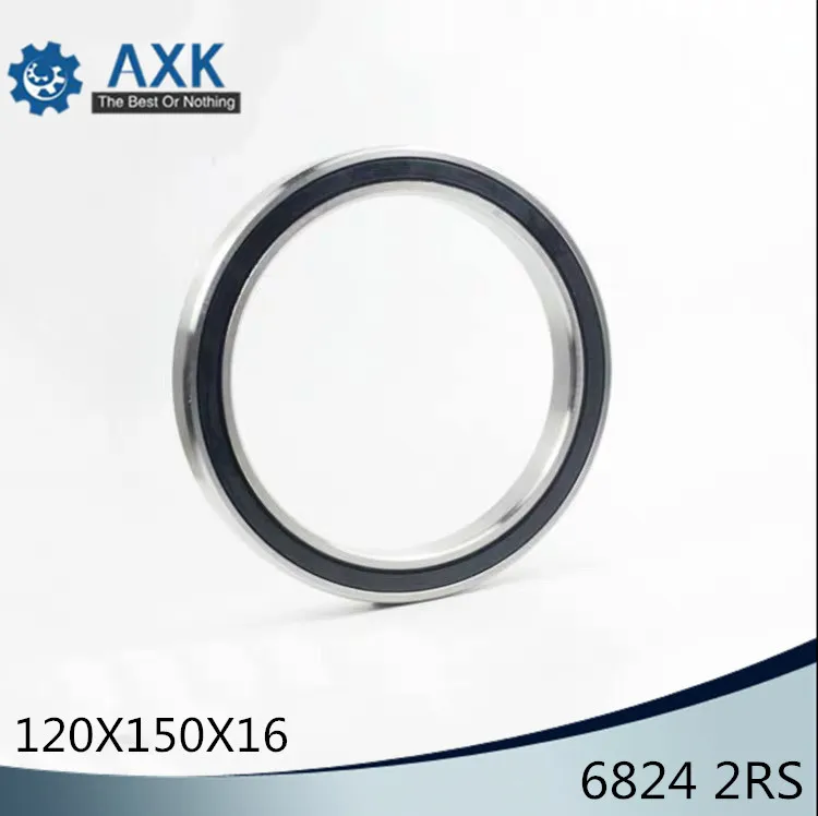 6824 2RS ABEC 1 120x150x16 мм метрические тонкие радиальные подшипники RS 61824 RS|Валы| |