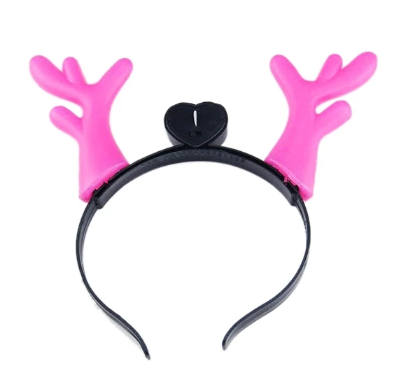2018 горячее предложение 3 шт мигание оленьи рога Новинка светящаяся Милая повязка