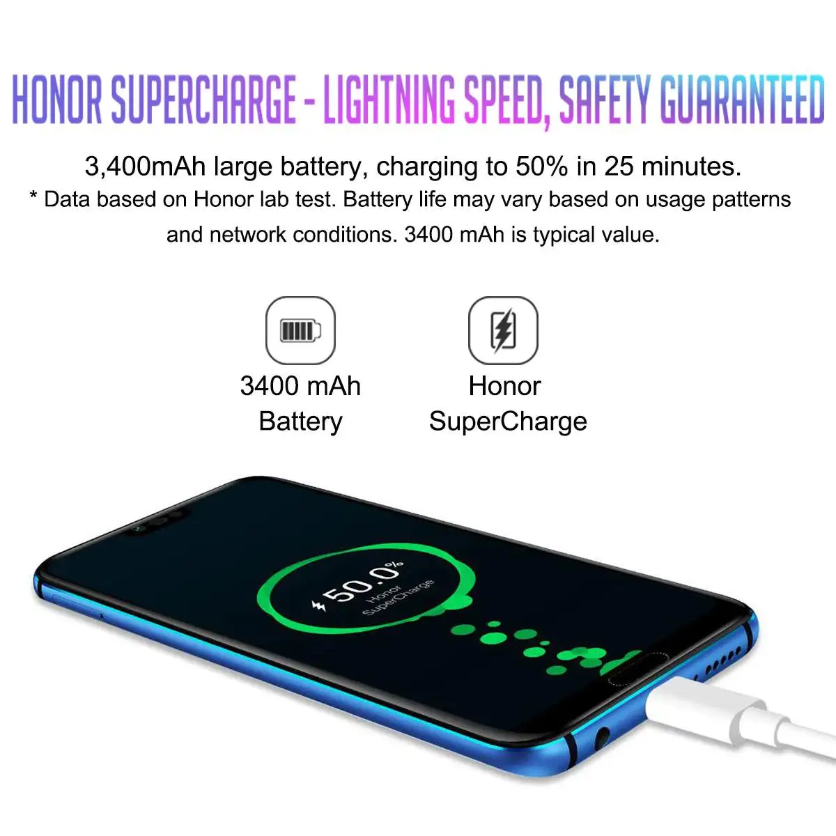 Honor 10 4+ 128G COL-L29 Android 8,1 смартфон 5,84 ''NFC мобильный телефон процессор AI Быстрая зарядка камера 24 МП 3400 мАч
