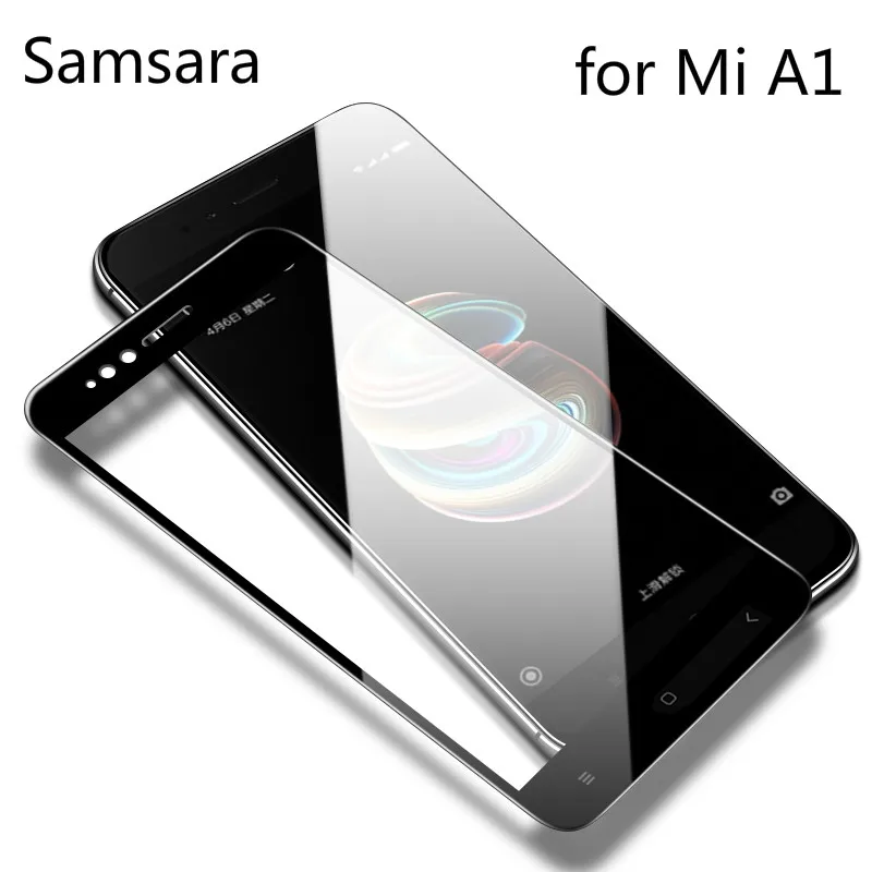 3D полное покрытие закаленное стекло для Xiaomi Mi A1 и 5X Защита экрана