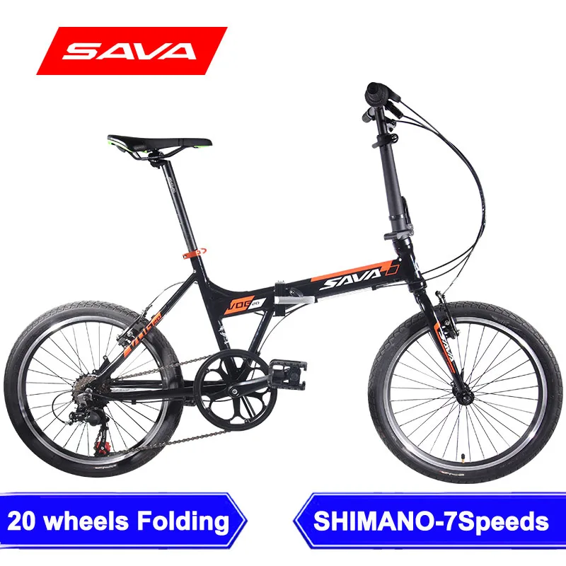 SAVA складной велосипед 20 &quotскладной udlt ультра легкий audlt с SHIMANO 7 скоростей