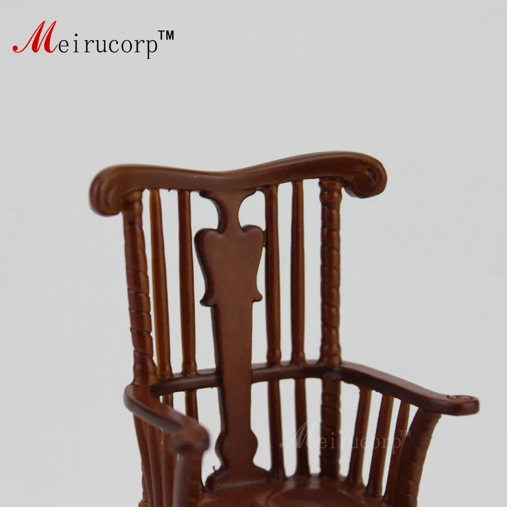 

Dollhouse 1:12 scale Miniature furniture wood Armchair 10322