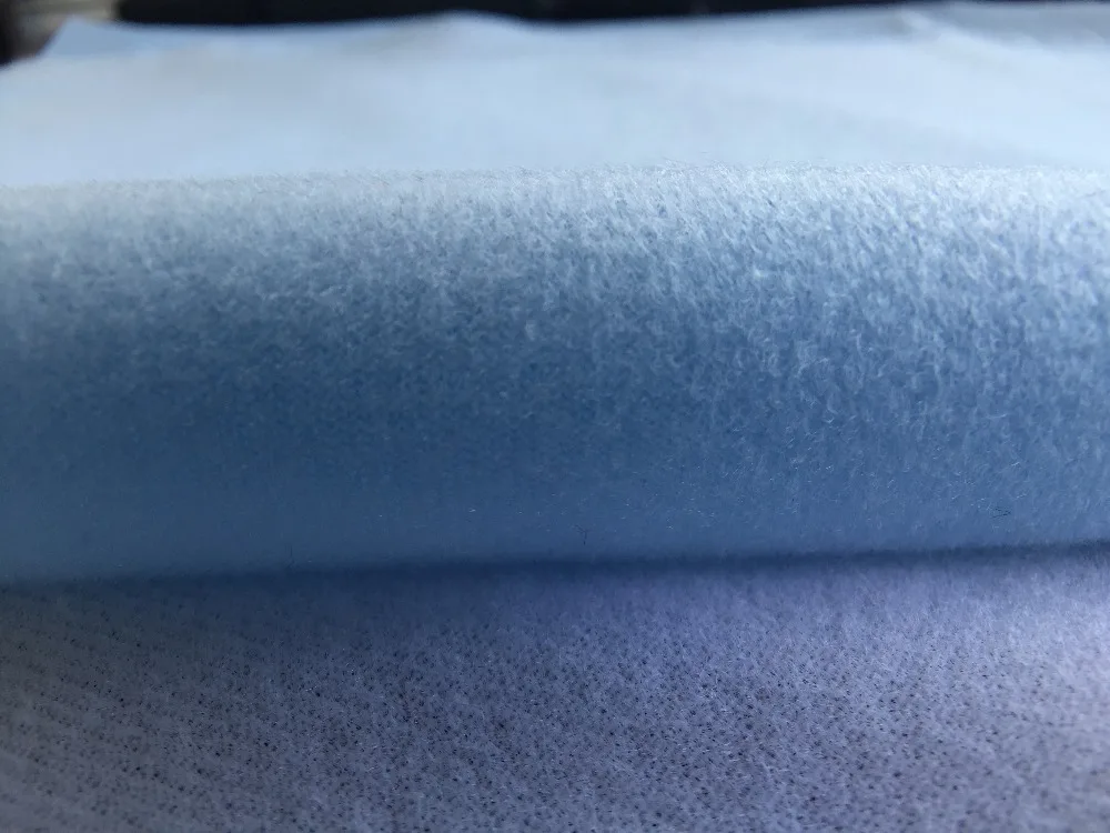 1 шт. светло синяя флисовая ткань для шитья своими руками мягкие игрушки материал