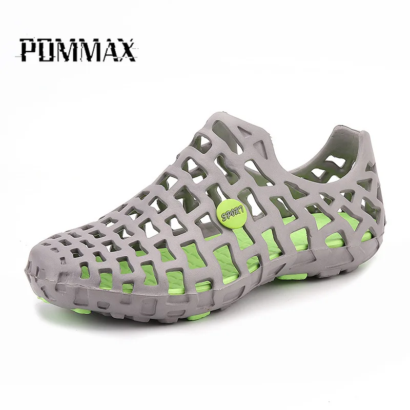 Женские и мужские легкие пляжные сандалии Crocs shoes большие размеры лето