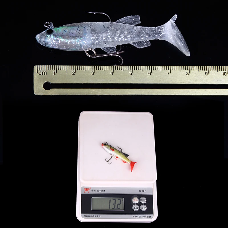 SEAPESCA 1 шт. мягкая рыболовная приманка 80 мм 13 2 г светящаяся силиконовая червячная 5