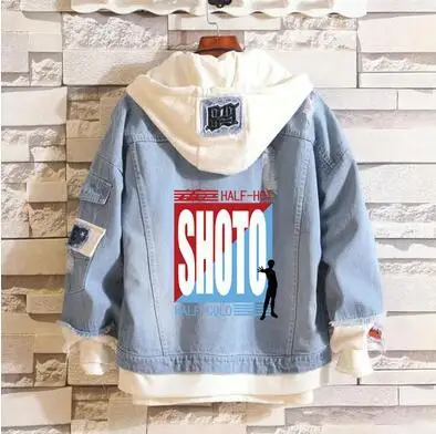 

Boku No My Hero Academia Midoriya Shoto Todoroki Cosplay Hoodies Costumes Men Women Denim Jacket