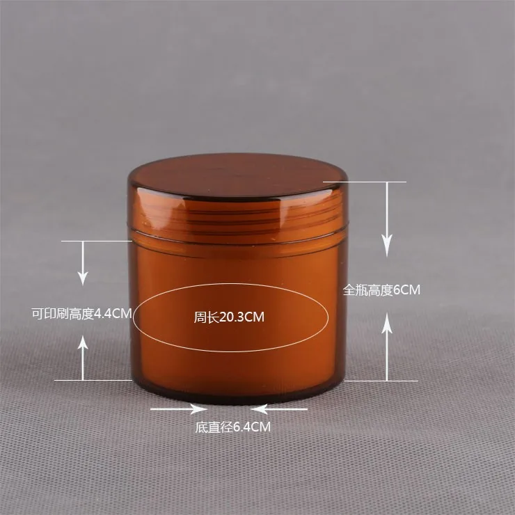 Бесплатная доставка: 100 г коричневая/Янтарная банка для домашних животных с