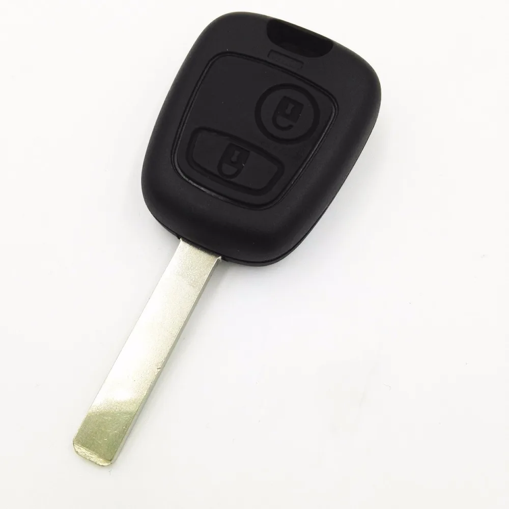 

Replacement 2 buttons Key Blank No Without Groove on Blade For Citroen C1 C2 C3 Pluriel C4 C5 C8 Xsara Picasso Key Shell Remote