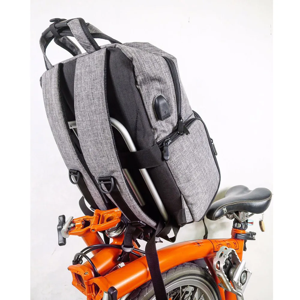 Trigo Alloy Bike S-bag Frame Shoulder Backpack Bascket Bag Frames for Brompton Front Carrier Bicycle Accessories