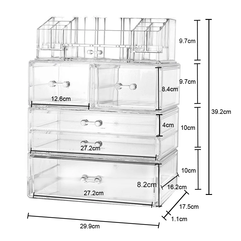 Выбор Забавный Домашний Настольный туалетный столик большая коробка для