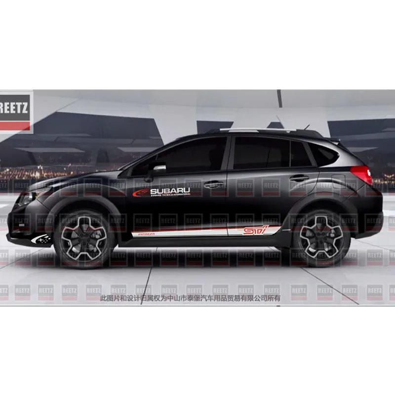 Автостайлинг TAIYAO Спортивная Автомобильная наклейка для 2016-2018 Subaru XV Mark Levinson