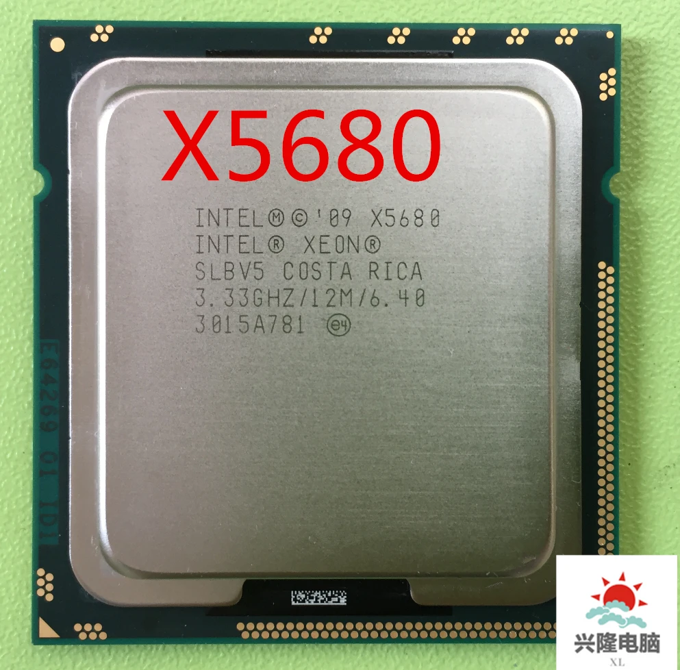 Процессор Intel Xeon X5680 3 33 ГГц LGA1366 12 МБ L3 кэш память шесть ядер для сервера бесплатная
