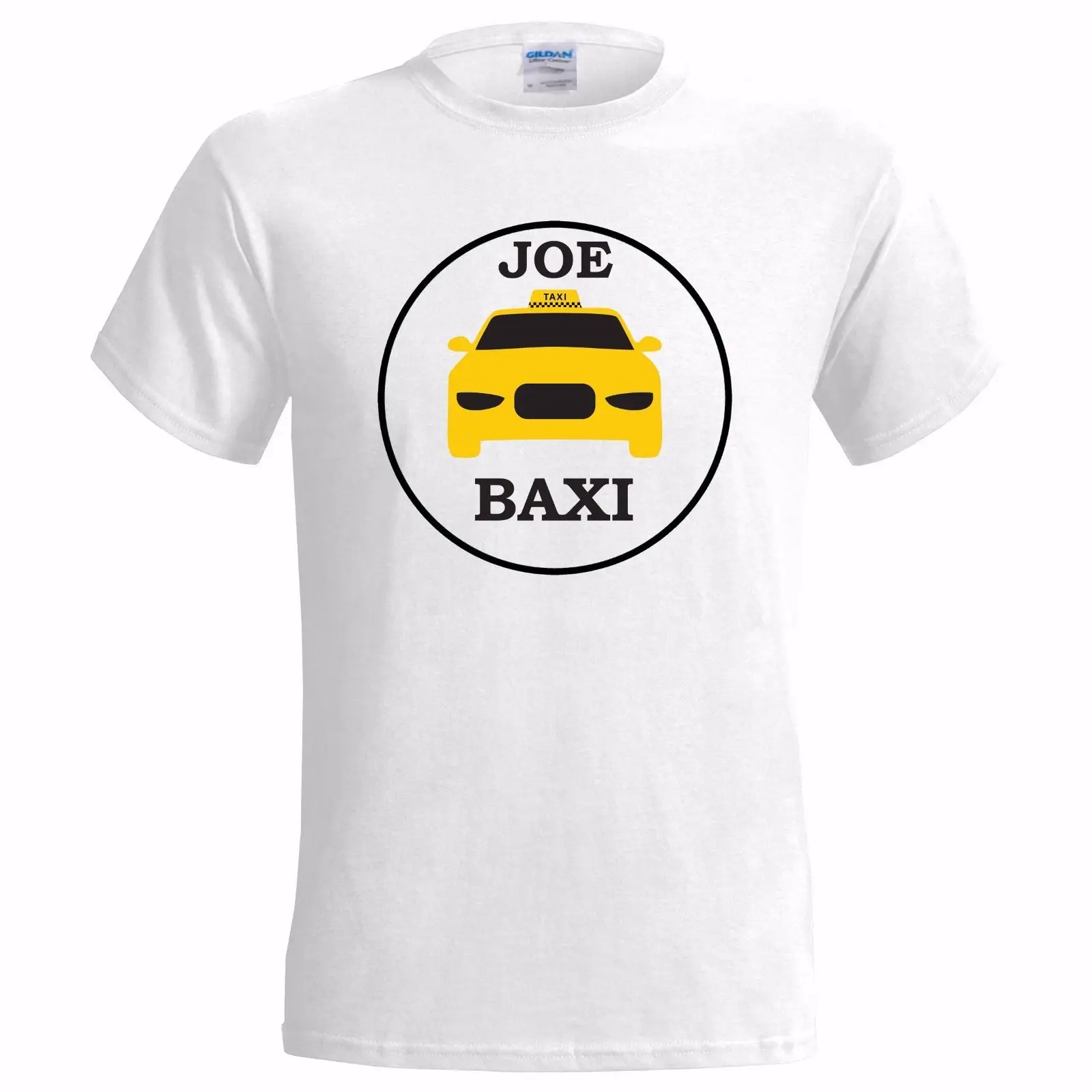 Мужская футболка с логотипом JOE BAXI TAXI DRIVER JO Йоркширский LANCASHIRE NORTH NORTHERN 100% хлопок
