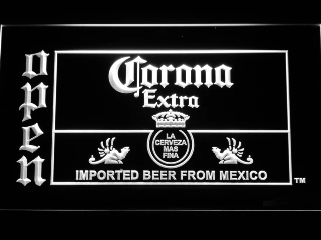 035 Corona пивной открытый бар светодиодный неоновый светильник с выключателем