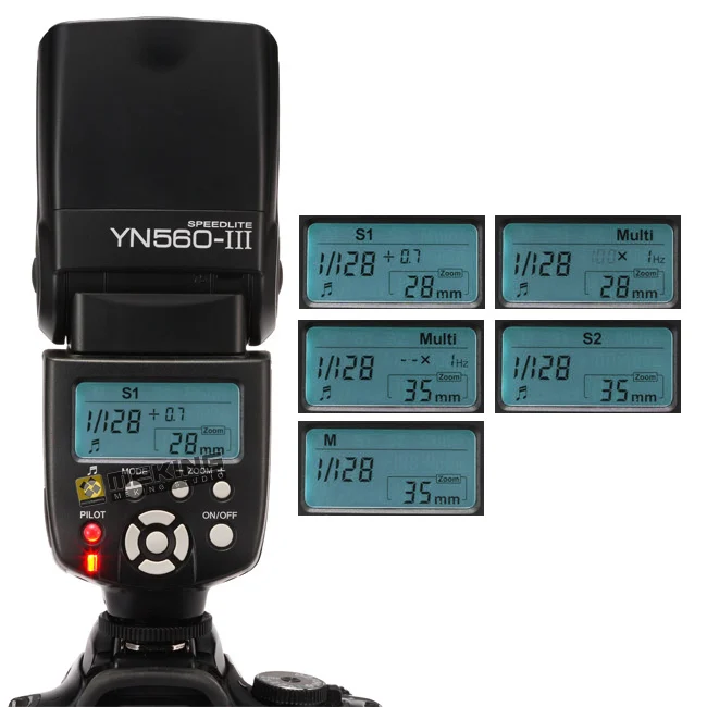 Беспроводная вспышка Yongnuo YN 560III YN560 III Speedlite Speedlight для Canon Nikon Pentax Olympus E520 K 7 450D 60D 5D D3100