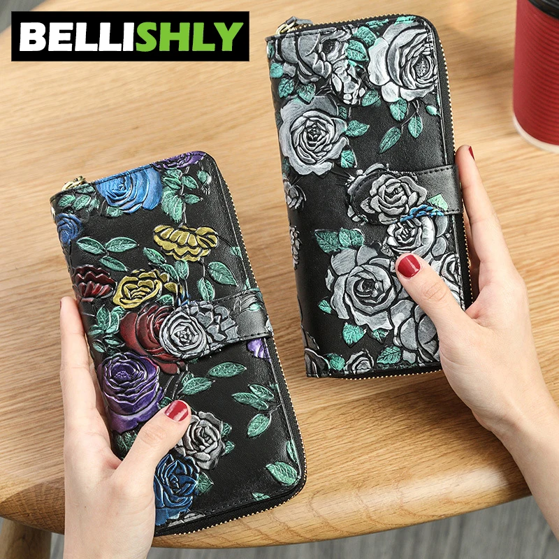 Bellishly 2019 Новый Для женщин наивысшего качества кошельки из телячьей кожи женские