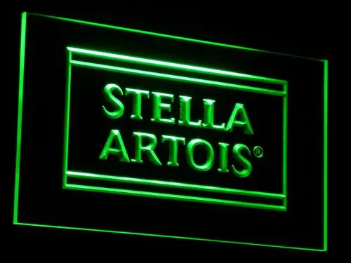 A103 Stella Artois пивной винтажный светодиодный неоновый светильник с выключателем