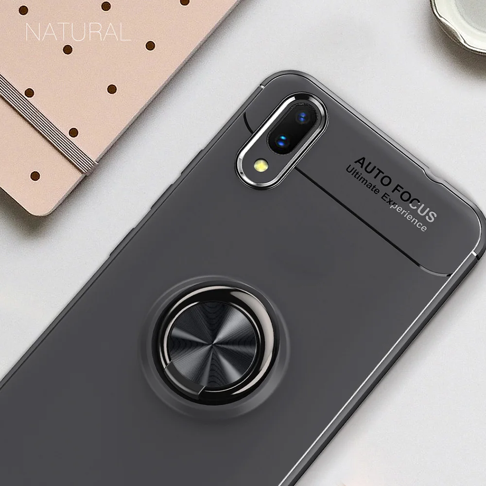 Lenuo Finger Ring All-in-one Case for vivo NEX S Mix color ring bracket back cover Magnetic Car Holder |