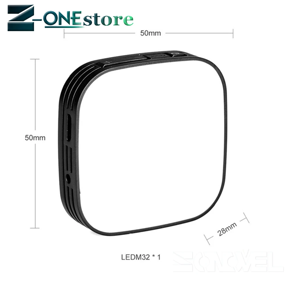 Портативная вспышка Godox LED M32 освещение мобильного телефона для смартфонов iPhone 7