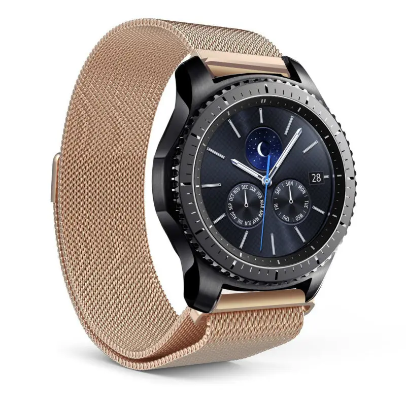 Ремешок Kartice для Gear S3 Classic/Frontier 22 мм Миланский ремешок из нержавеющей стали