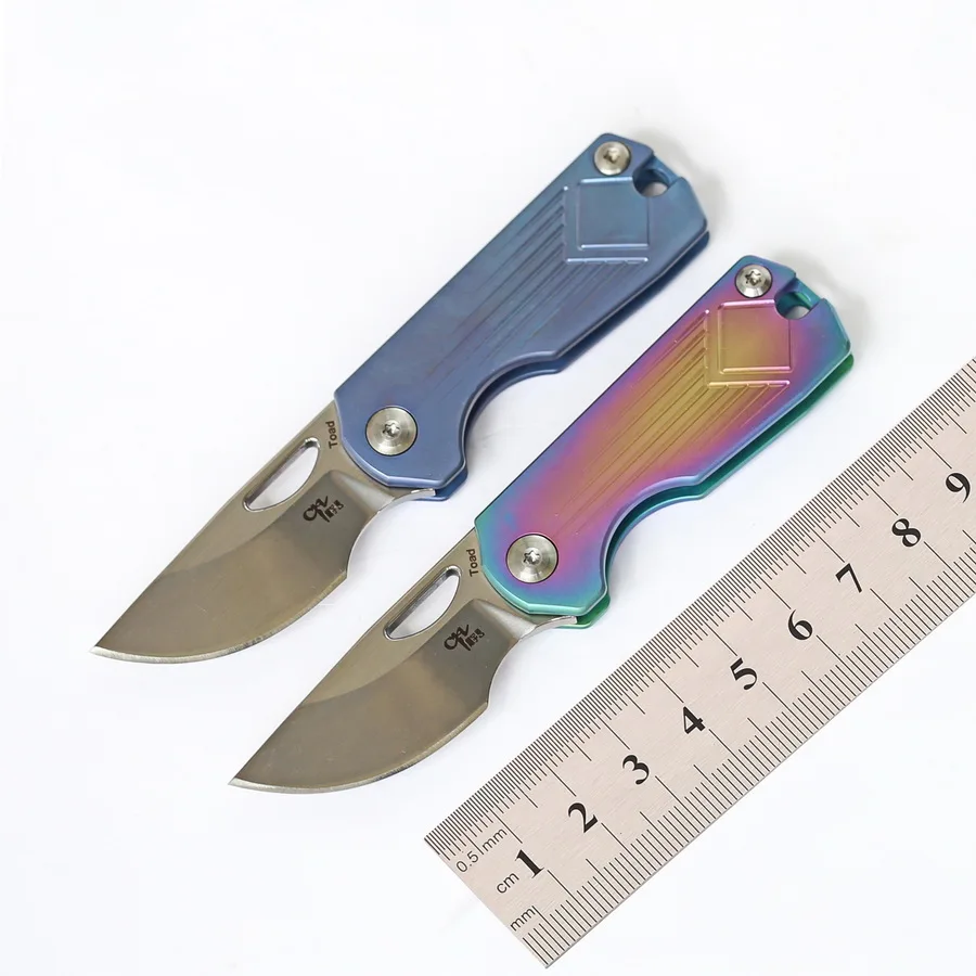 CH Mini оригинальный складной нож с подвесным ключом титановый подшипник шариком и