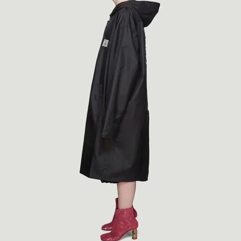 Vetements черная Солнцезащитная одежда Мужская и Женская свободная модная куртка с