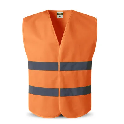 Style 2-Orange SPARDWEAR Hi vis жилет Спецодежда Одежда безопасности светоотражающий жилет безопасности светоотражающий логотип печать - Цвет: Style 2-Orange