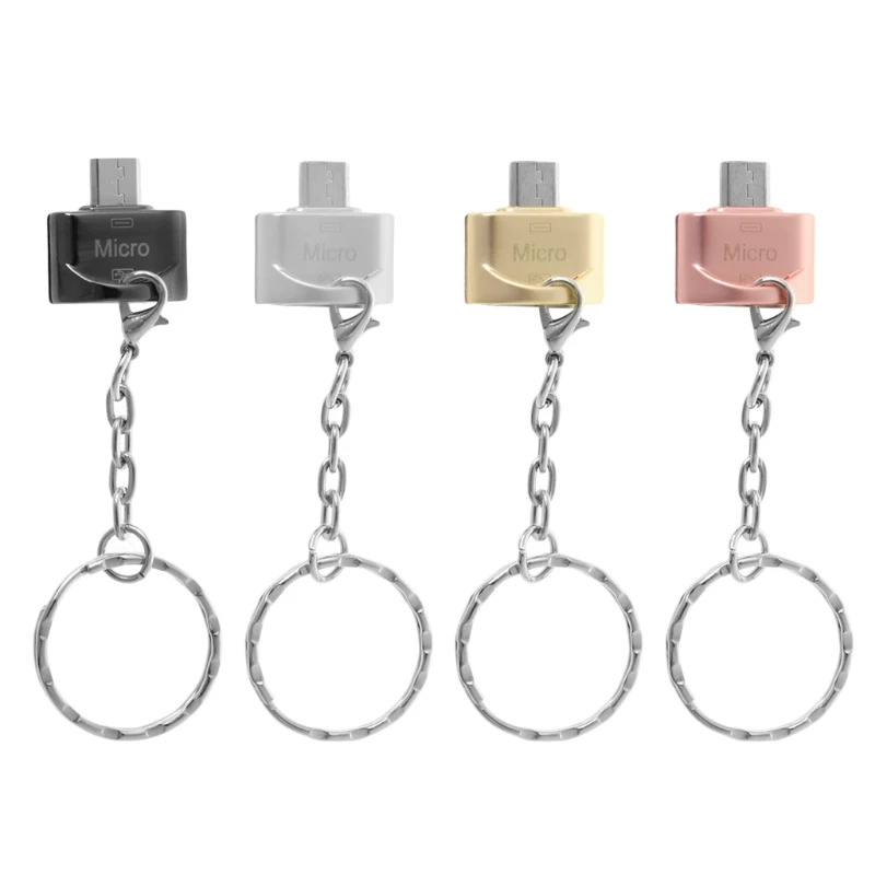 Микро USB папа к 2 0 A Женский OTG конвертер данных адаптер с брелоком|Кабели VGA| |