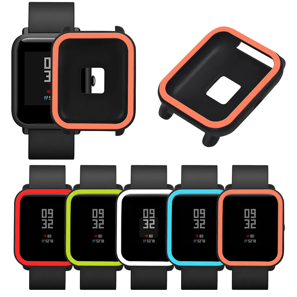 Модный мягкий ТПУ чехол Силиконовый протектор для Amazfit Huami Bip Younth Watch полный Xiaomi