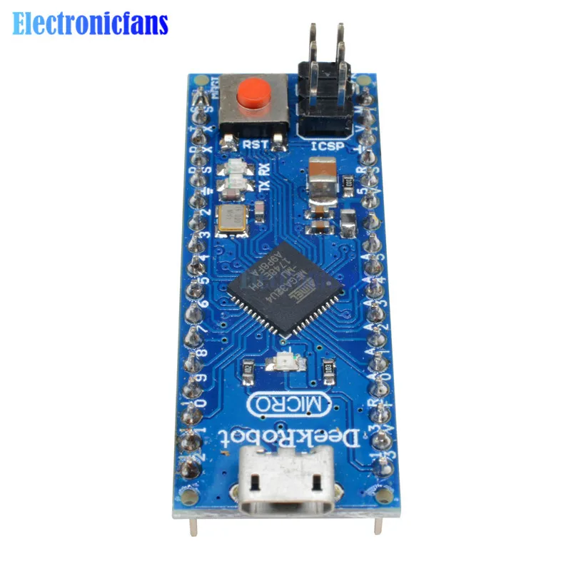 Микро ATmega32u4 5 в 16 МГц Микроконтроллер плата совместима с Arduino Mirco заменить Pro мини