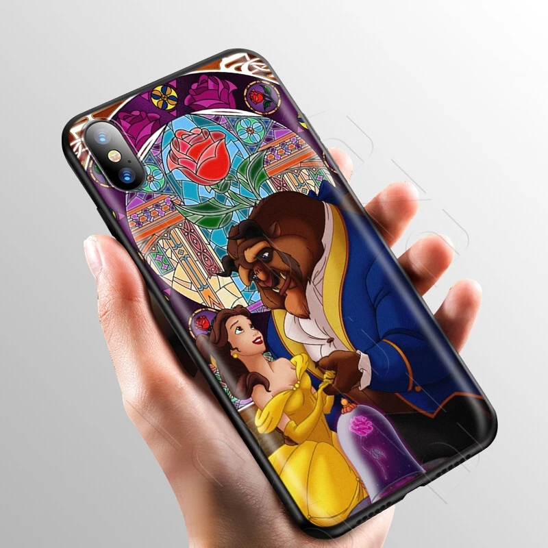 8 Lavaza Beauty Beast Rose Princess Case for iPhone 11 Pro XS Max XR X 8 7 6 6S Plus 5 5s se - Цвет: 8