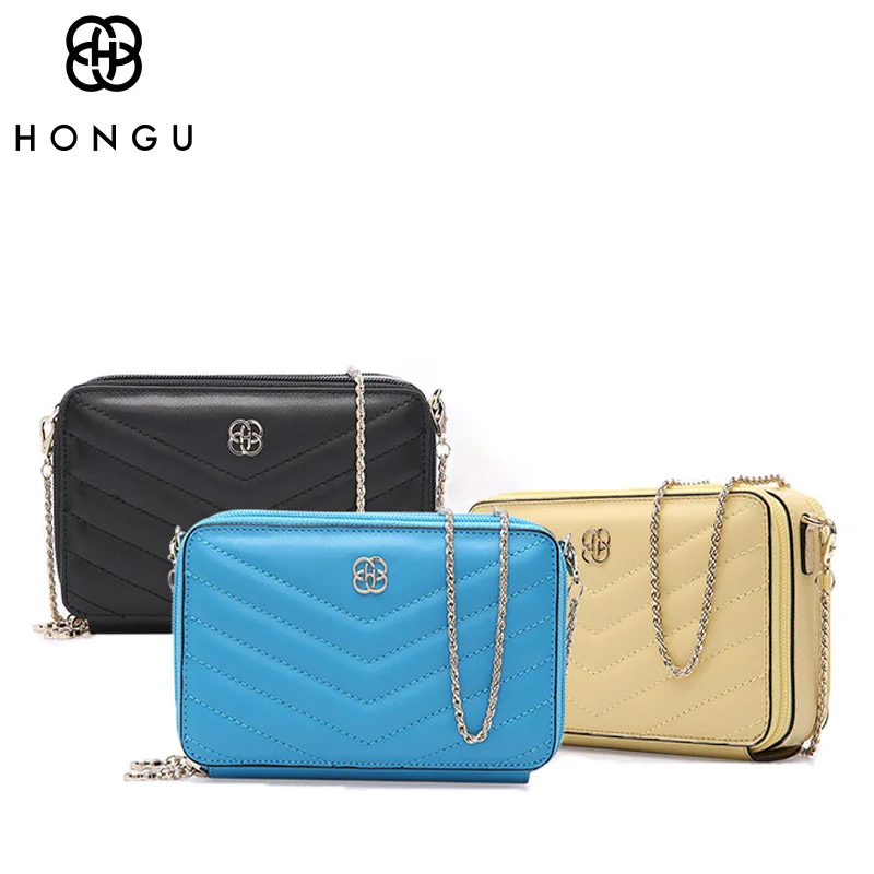 Роскошные клатчи сумки из коровьей кожи женская сумка-мессенджер с цепочкой