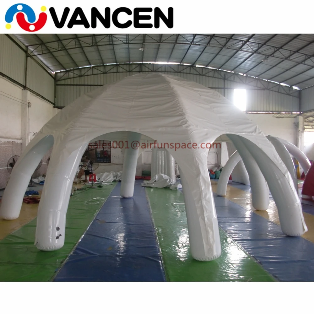 

6mL*3mH inflatable advertising tent 6 legs air dome marquee spider tent customized logo inflatable spider tent for pavilions