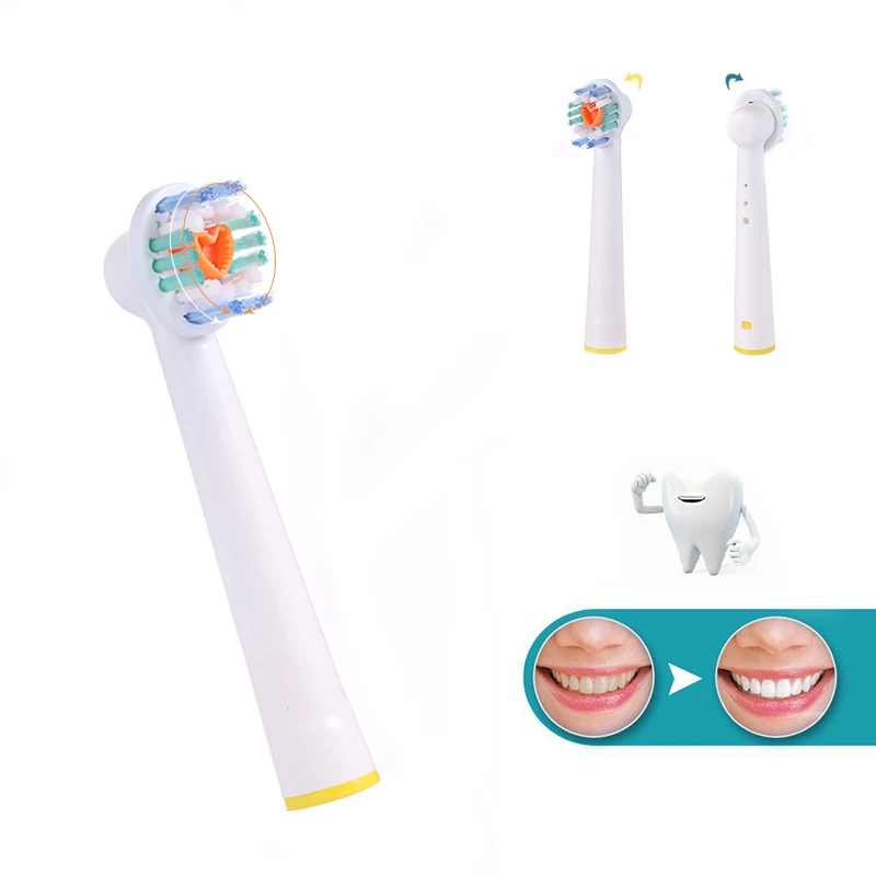 8 шт. Сменная головка зубной щетки для Oral B 3D Белые головки электрической