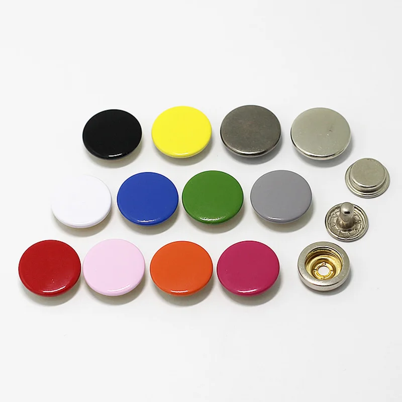Meetee 30sets 12/15/17/20mm Pure Copper Sanp Button Down Jacket Invisible Button DIY Clothing Sewing Scrapbooking Accessories
