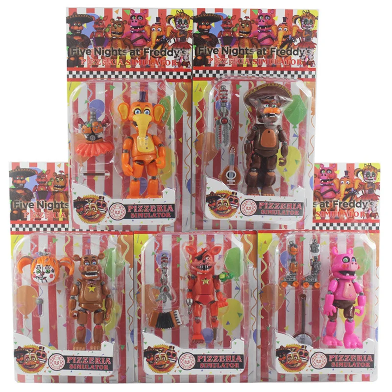 FNAF игрушка пять ночей Полуночный Медведь игрушки Fazbears симулятор пиццерии Ver Foxy