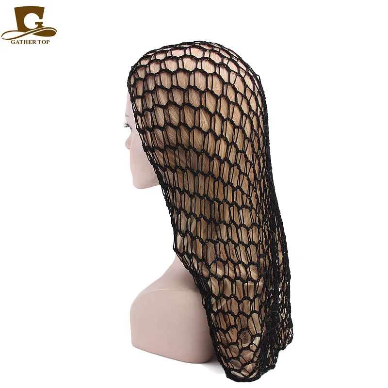 Женские очень длинные волосы для сна крючком Hairnet Sleep cap Snood Cover вискоза шляпы с