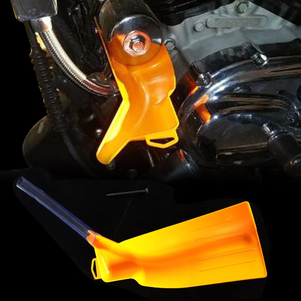 

Motorcycle Orange Drip-Free Oil Filter Funnel For All Harley Sportster XL 2004-Later Touring Street Glide Road King Dyna Models