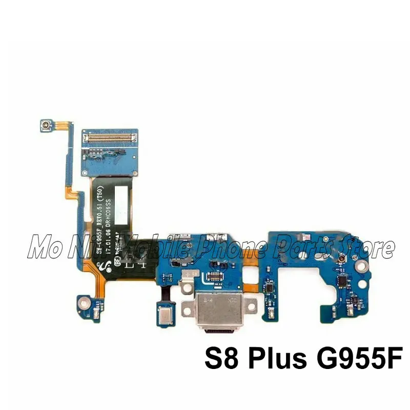 Микрофонный модуль+ USB плата с зарядным портом, гибкий кабель, соединительные детали для телефона samsung S8 G950F/G950U/G950N/S8Plus G955F