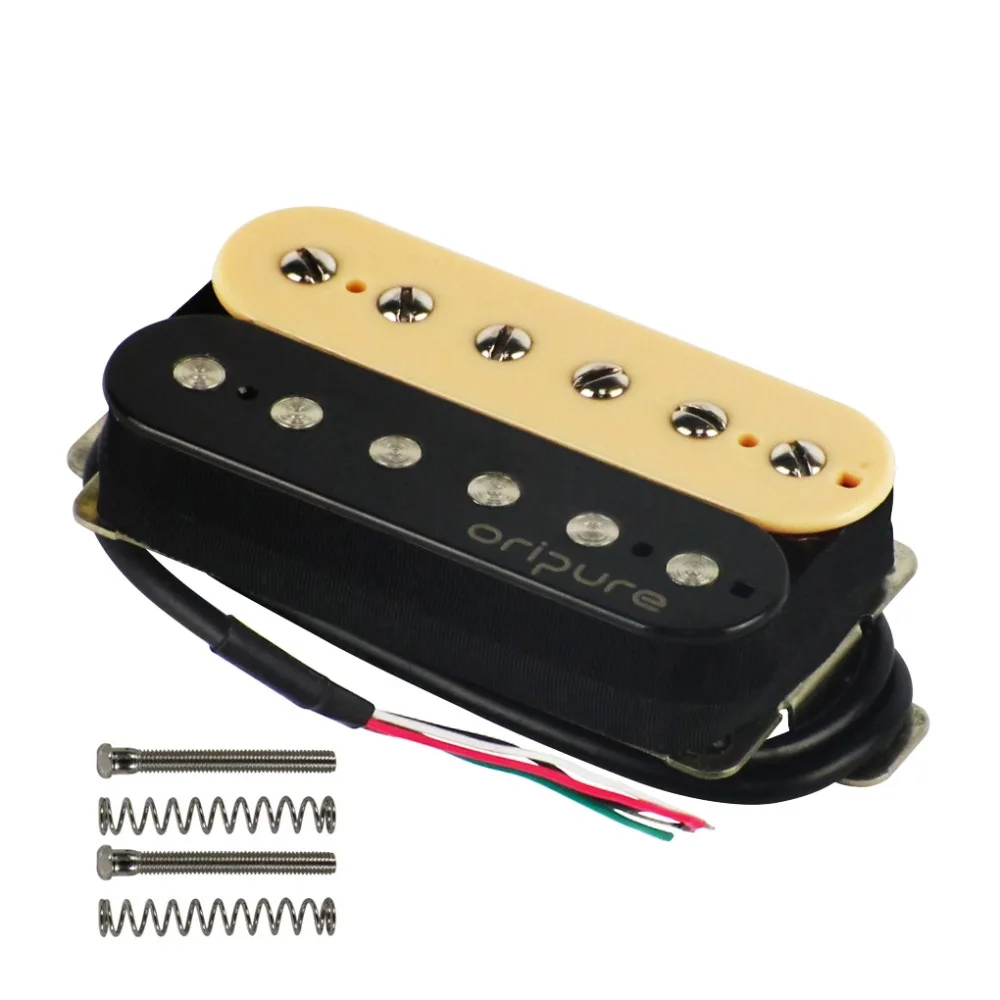OriPure Винтаж Alnico 5 Humbucker двойная катушка пикап электрогитара Шея Зебра цвет теплый