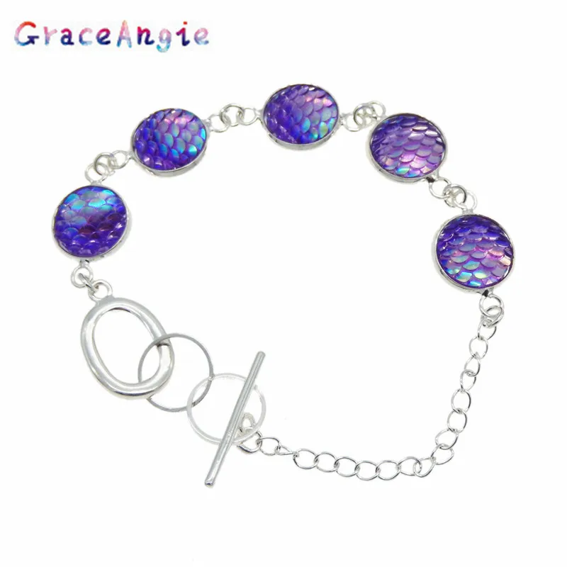 GraceAngie 1 компл./упак. 12 мм комплект ювелирных изделий в стиле русалки неограненный