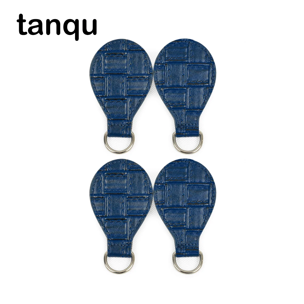 Tanqu 2 пары 4 шт капля для Obag Weaven шаблон лоскутное Тиснение PU крепление OBag Obasket