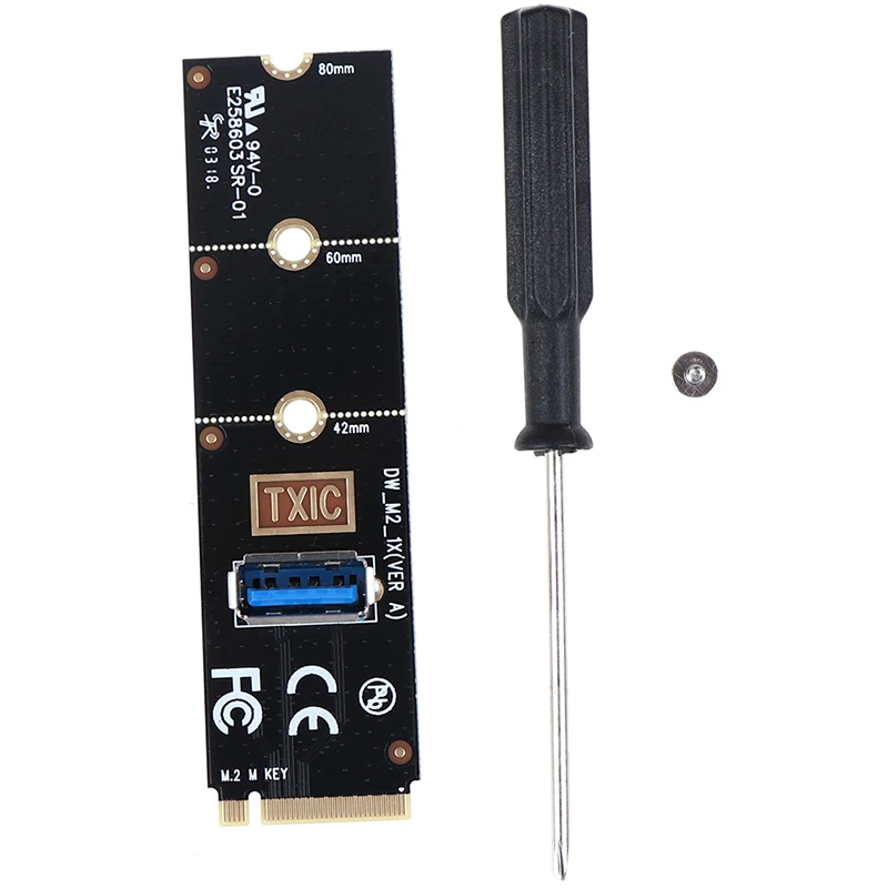 1 комплект NGFF M.2 к USB 3 0 адаптер для переходных карт PCI-E 1x 16x |
