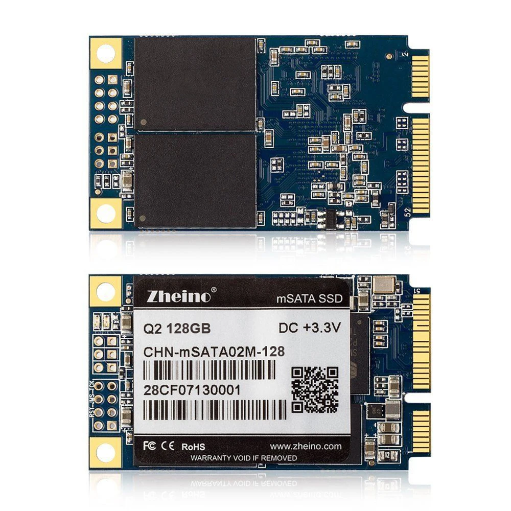 Zheino Q2 mSATA 128 Гб SSD SATA3 М Кэш Внутренний твердотельный диск 2D MLC флэш-накопитель для